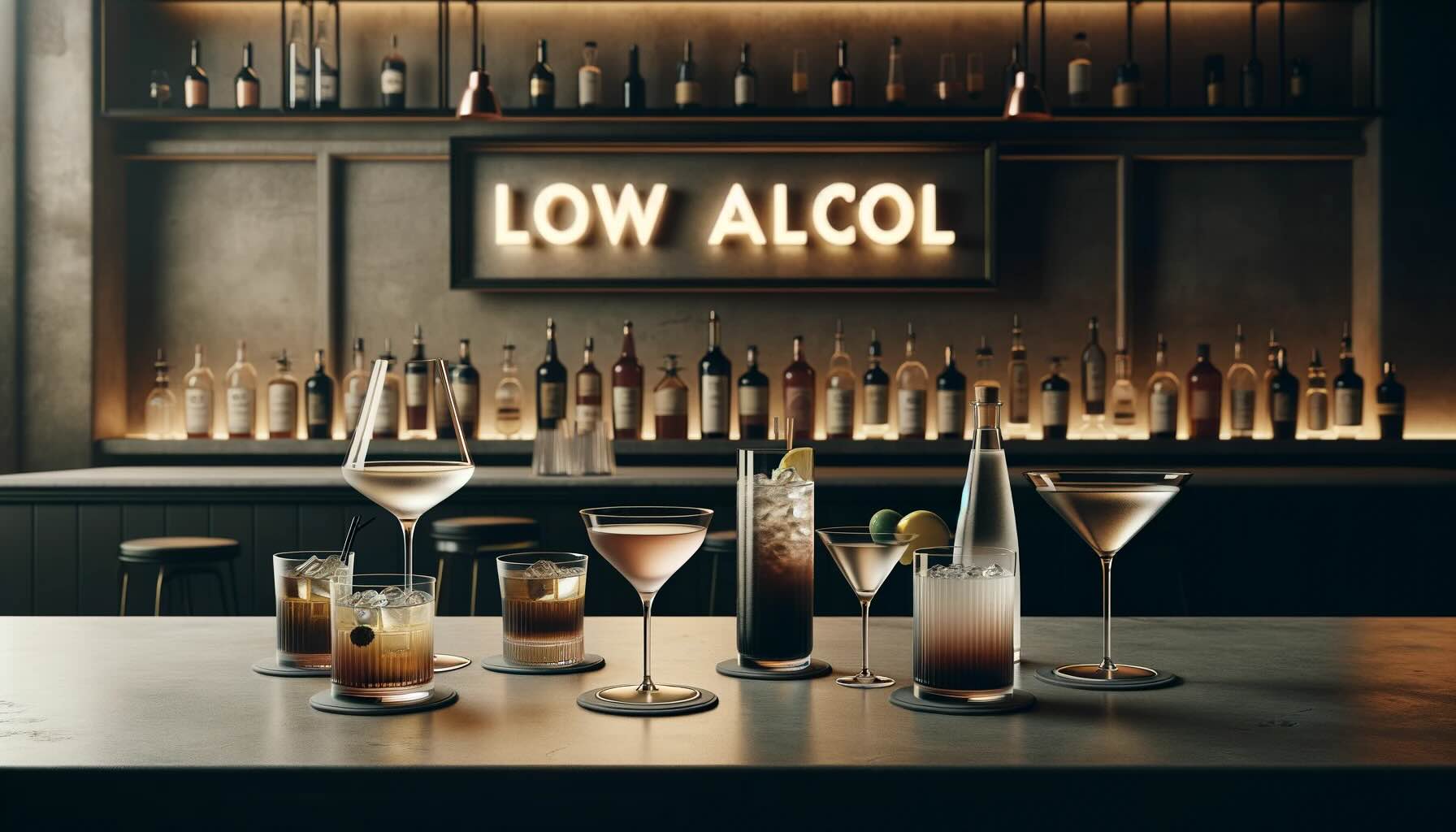 Cocktail low alcool